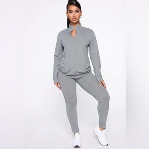 Gray lounge set